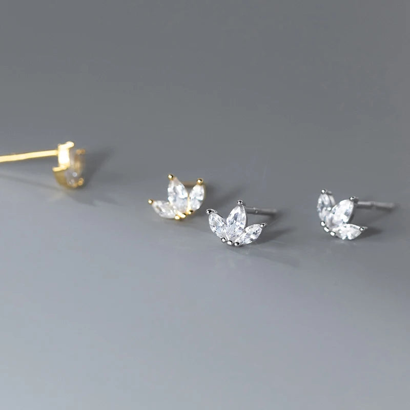 Boucles d'oreilles la petite feuille de Sainte-lucie